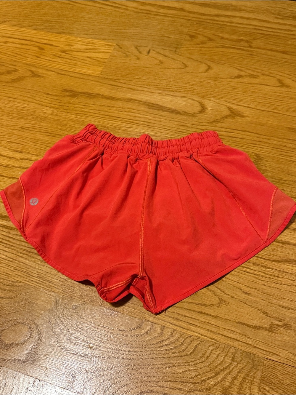 Lululemon athletica girls Bright Red Athletic Shorts